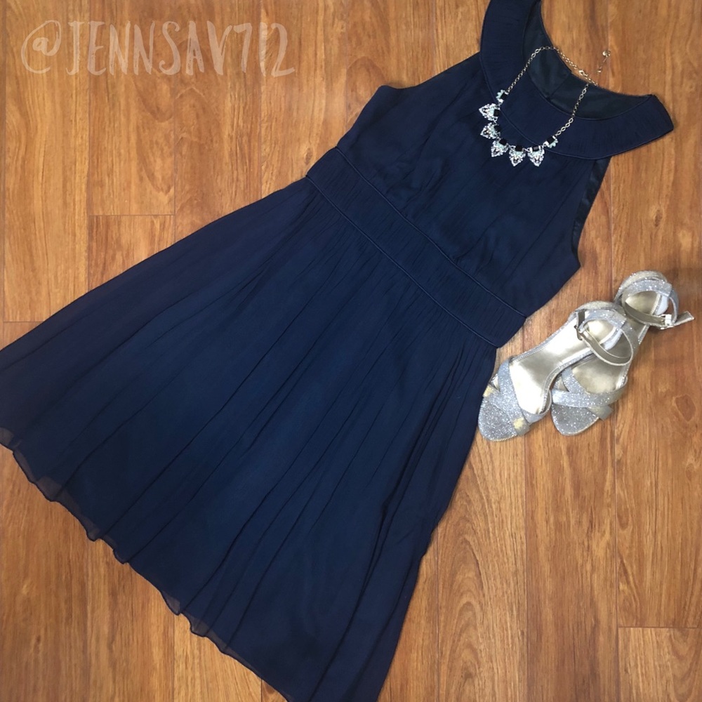 Maggie London Navy Cocktail Dress